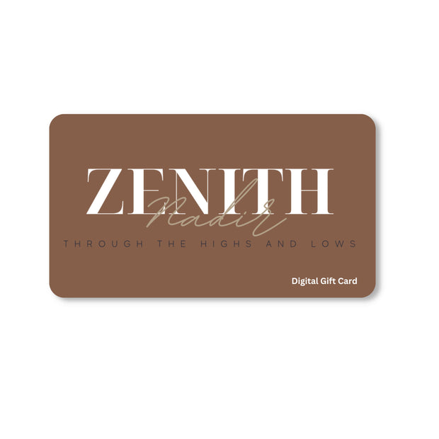 The Zenith Nadir Gift Card